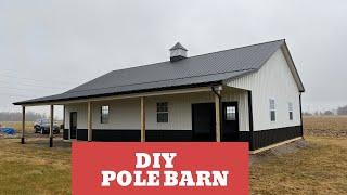 32x48 Pole Barn - Built for the DIY Man (Woman).