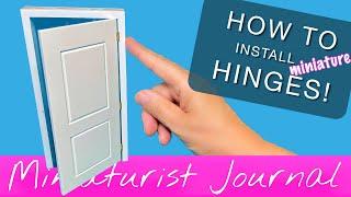 Hinges! A tutorial on how to install them.