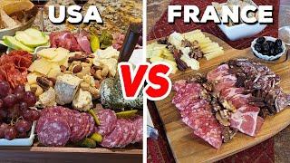 Making a French Charcuterie Board (in France vs. in the US)