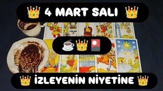 4 MART SALI GÜNÜ İZLEYENİN NİYETİNE KAHVE VE TAROT @hedefsizsiniz