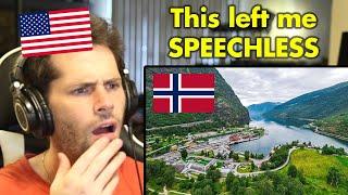 American Reacts to Flåm | Incredible Norwegian Fjords