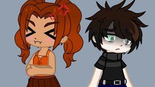 Evan and Pigtail Girl (Sandy's) Relationship||Fnaf Gacha||TW:Tr4uma and Angst||