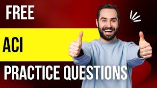 ACI Dealing Certificate Free Practice Questions  Part 1