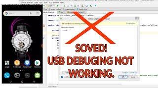 Android Studio USB DEBUGING NOT WORKING SOLVED