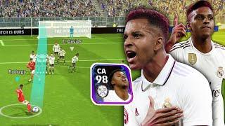 Rodrygo 98 dando Show na 1° divisão do eFootball 24 Mobile