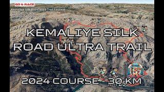 Kemaliye Silk Road Ultra Trail Festival (2024): fly over the 30 km course! Video of the race path.