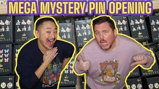 Super Disney Mega Mystery Pin Unboxing | 34 BOXES!!