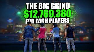Grinding For The Summer DLC With OG Heist Criminal Mastermind! | $12,769,380 For Each Players!