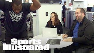 Takeo Spikes Takes Spikes To The Next Level & Brings The NFL Into The Office | Sports Illustrated