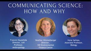 Communicating Science: How and Why