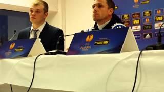 Сергей Ребров на пресс-конференции в Генгаме