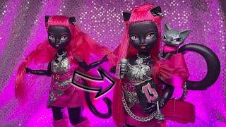 SHE’S PURRFECT!! 🩷 Monster High G3 Catty Noir  Unboxing, Restyle, and Review