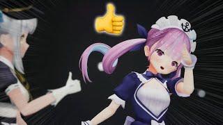 Finally MeAqua Doing an Idol Pose in 3D After 5-6 Years Long【EN Sub】