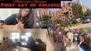 My FIRST DAY of COLLEGE| Maharaja Agrasen campus tour ️ MAIT/ MAIMS #youtubevlogs#ggsipucollege