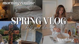 SPRING HOLY GIRL DIARIES | Morning Routine, Cooking, Christian Community!