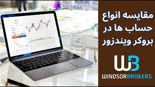 ‫انواع حساب های ویندزور - تفاوت حساب زیر و پرایم (Windsor) - ویدیو 08-17