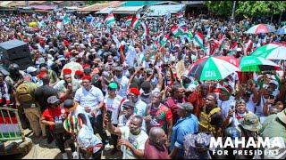 WOW, THE WORLD BANK FOR NDC IN OTI REGION WAS OUTPOURING IN KARACHI EAST CAMPAIGN TOUR WITH MAHAMA.