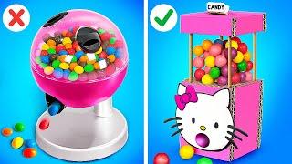 Live. DIY Candy Machine. Exciting Cardboard Crafts for School and Home. Parenting ideas