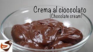 Crema al cioccolato senza farina, per bignè e torte - Chocolate cream