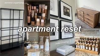 APARTMENT RESET | decluttering, extreme organizing, redecorating, & more