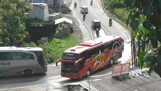 Transportasi Indonesia Live Bus Jalur Selatan Di Kersamanah Garut