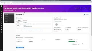 How to manage data pipelines (aka workflows) in Backstage (Demo)