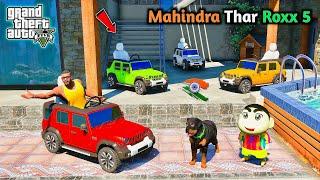 Franklin & Shinchan Buy Mahindra 5 Door Roxx THAR Toy Car in GTA 5 | Mahindra Thar Roxx