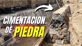 CIMENTACION DE PIEDRA ¿Cómo es? y ¿Cómo impermeabilizarla? - Proyecto NUBE (Episodio 2)