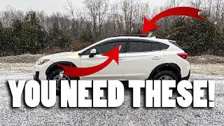 BEST OEM+ UPGRADE!! 2019 CROSSTREK RAIN GUARDS!