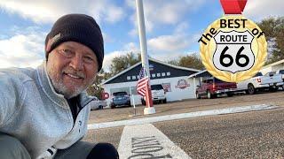 Route 66 MIDPOINT ADRIAN TEXAS and the Midpoint Cafe