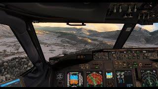 TRA4K flight from EHRD to LOWI on the RNP Z approach for RWY 08.