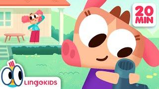 BABY BOT'S ADVENTURES  Baby Bot's Backyard Tales |Cartoons | Lingokids