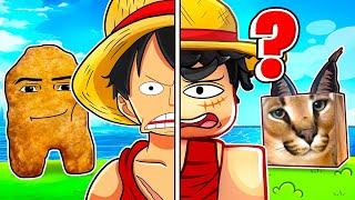 If Luffy ACTUALLY Played Roblox Meme Seas