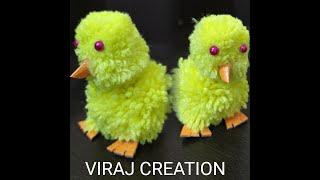 #How to make pom pom chick#Yarn Chick# Viraj Creation#Untitled 1 720p