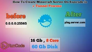 [Part 2] How To Create Minecraft Server + Tunnel , Using Runcode.io & Playit.gg || Free 16Gb Vps!!