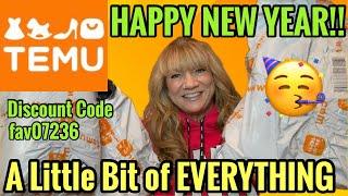 TEMU HAUL HAPPY NEW YEAR | Discount Code For NEW App Users fav07236 @temu