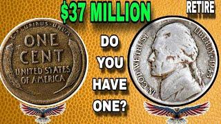 Super Rare 75 wheat Pennies & Jefferson Nickel Coins that Could Worth millions dollars to look for!