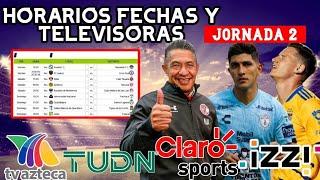 Partidos y Horarios Jornada 2 Clausura 2022 Liga MX | Noticias Futbol Mexicano