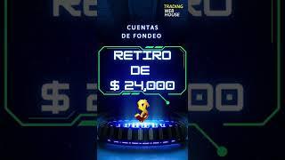 Retiro de $ 24,000 en profit de una cuenta financiada de 200K