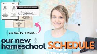 HOMESCHOOL ROUTINE 2023-2024 | Backwards easy homeschool schedule  | Homeschool Schedules
