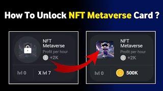 NFT Metaverse Card kaise unlock kare | How to unlock NFT Metaverse card