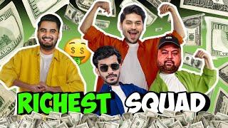 Richest Squad Of BGMI Snax Joker Mavi Goldy Bhai