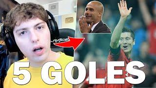 DAVOO XENEIZE REACCIONA A LOS 5 GOLES EN 9 MINUTOS DE LEWANDOWSKI