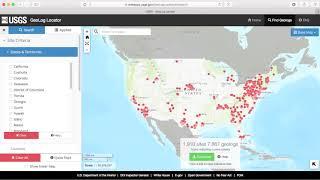 Welcome to the USGS GeoLog Locator