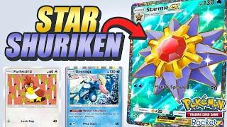 Win Games Fast Like a Ninja - Greninja & Starmie EX Deck - Pokemon TCC Pocket