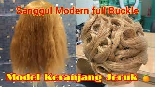 Sanggul Modern Full Buckle, Model Keranjang Jeruk.@agustinasembiringMUA.Hairdo