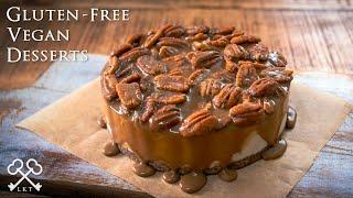 No-Bake Caramel Cheesecake | Gluten Free Vegan Desserts