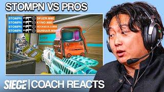 Former Siege Coach Reacts to Stompn's Scrims vs Pros (HE'S READY)