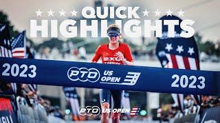 Quick Race Highlights | 2023 PTO US Open Women's Race 