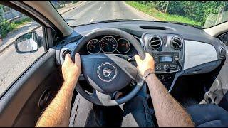 2015 Dacia Sandero II [1.2 16V 75HP]|0-100| POV Test Drive #1798 Joe Black